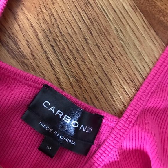 Carbon 38 Hot Pink Women's Tank Top - Picture 3 of 4